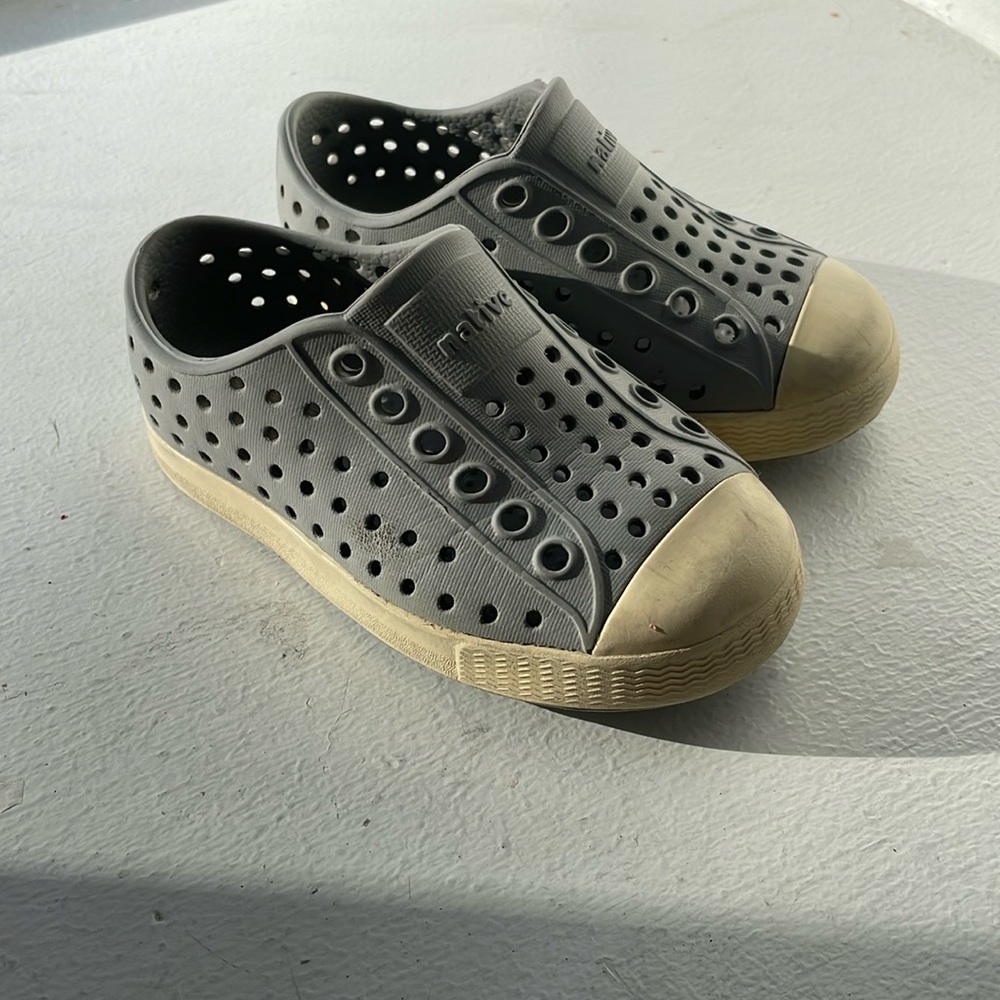 Native water shoes gray size C6